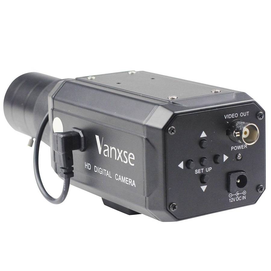 Vanxse BX60 1000TVL HD Wide-Angle Security Box Camera, Specification: PAL