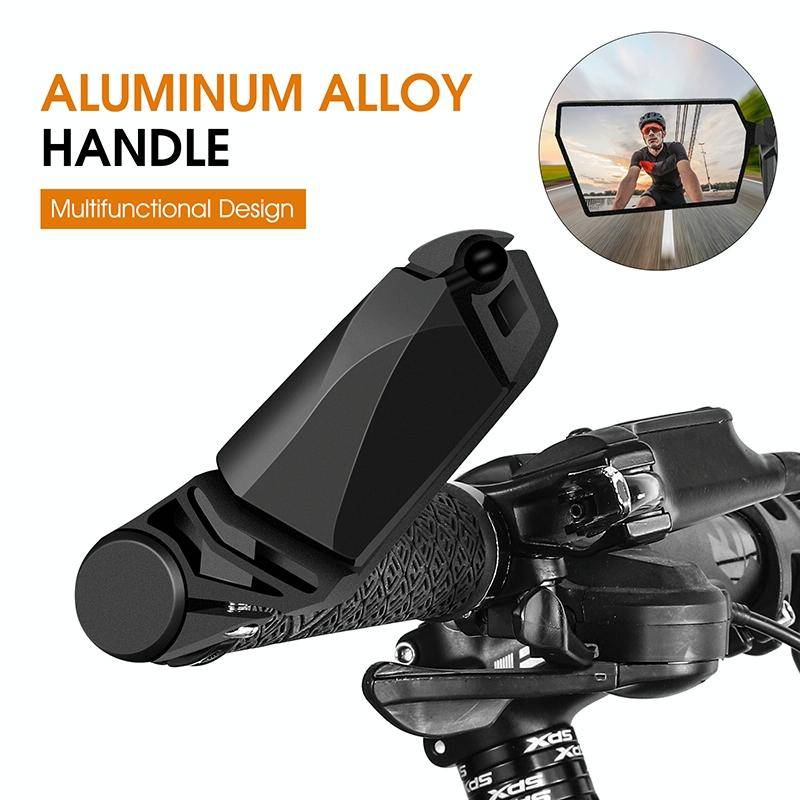 WEST BIKING Bicycle Handlebar Folding Mirror(Black)