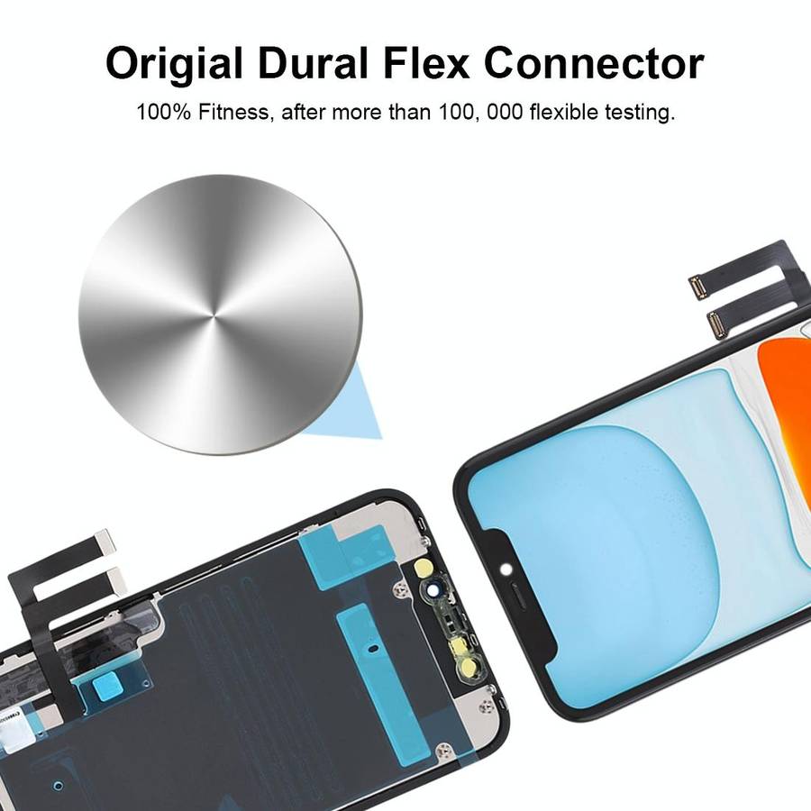 JK TFT LCD Screen for iPhone 11 with Digitizer Full Assembly(Black)