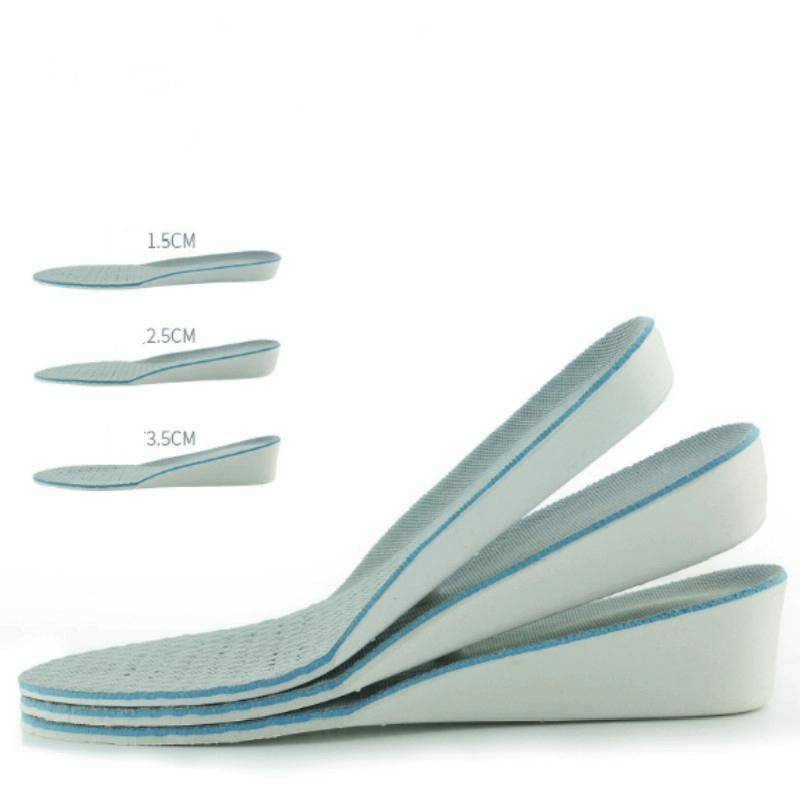 Men and Women Casual EVA Breathable Sports Invisible Heightened Insole, Height:1.5cm(35)