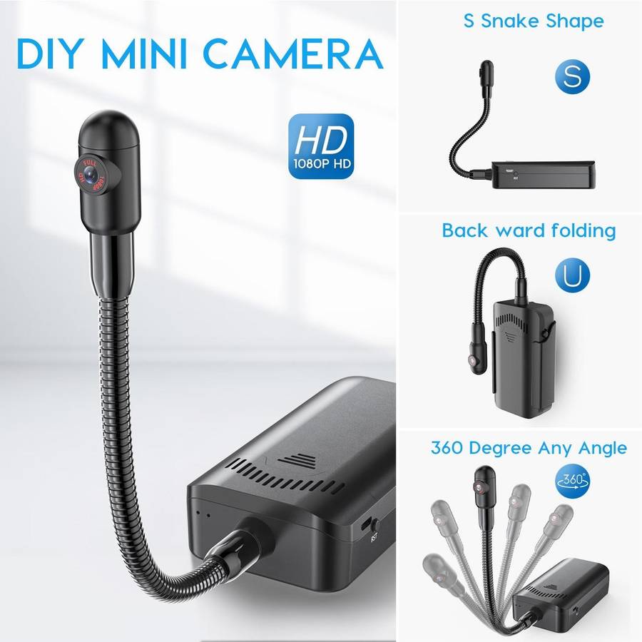 SG601 1080P HD WiFi Snake Tube Camera, Support Motion Detection, EU Plug
