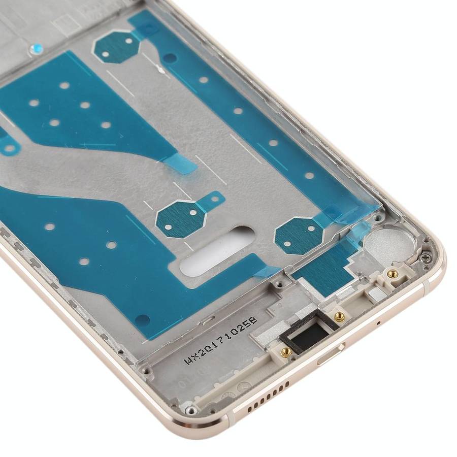 Middle Frame Bezel Plate with Side Keys for Huawei P10 Lite(Gold)