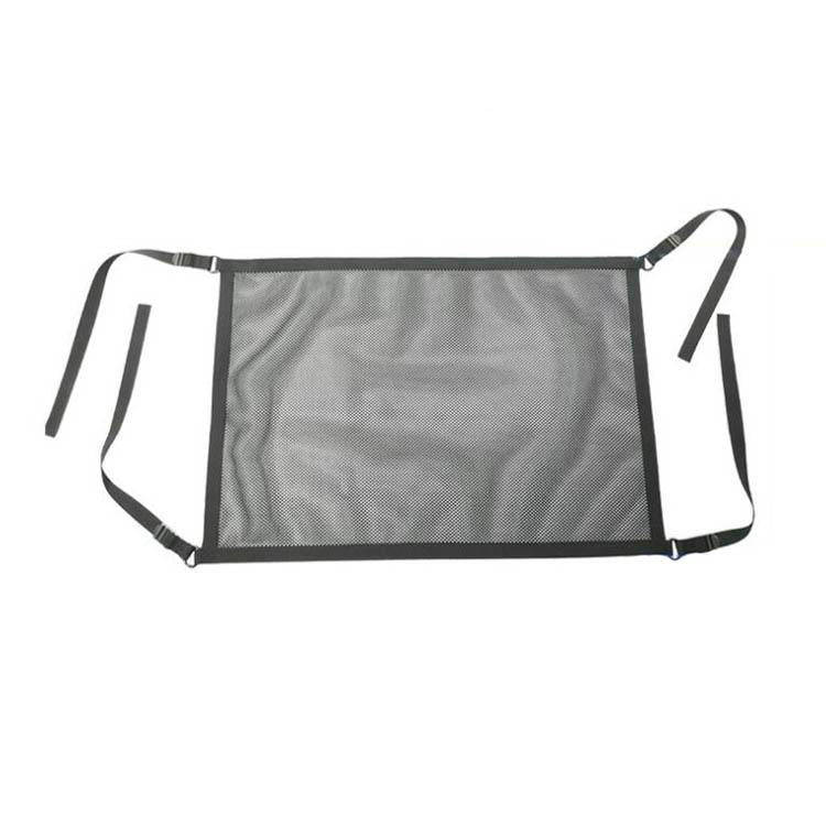 Car Storage Network Pocket Car Roof Seating Room Mesh Folding Hanging Bag, Style: Single Layer(Bl...