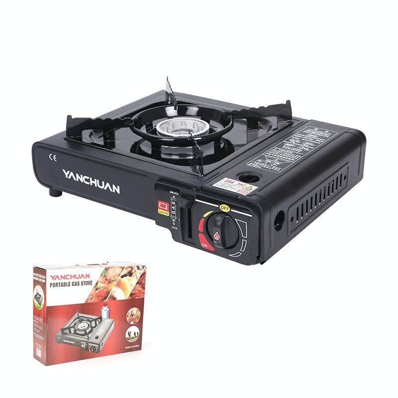 YANCHUAN Outdoor Portable Gas Stove, Style: Dual-use