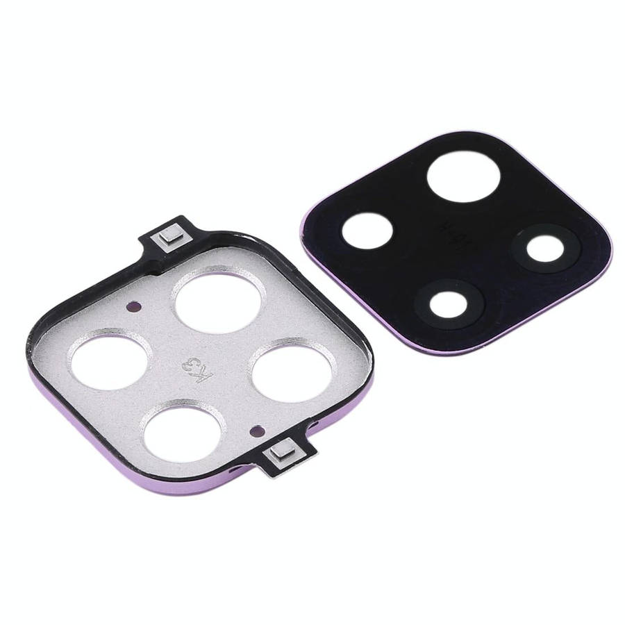 For Huawei Nova 6 SE  10pcs Camera Lens Cover (Purple)