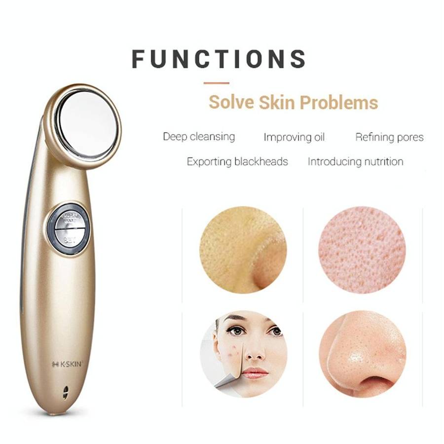K-SKIN KD9930 Facial Thermostat Beauty Introduction Instrument Beauty Device Face Cleansing Massa...