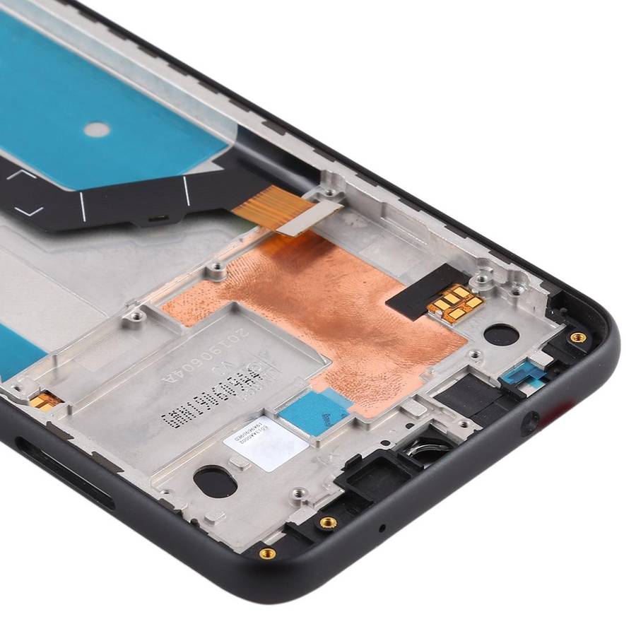 TFT LCD Screen for Nokia 7.2 TA-1196 Digitizer Full Assembly with Frame (Black)
