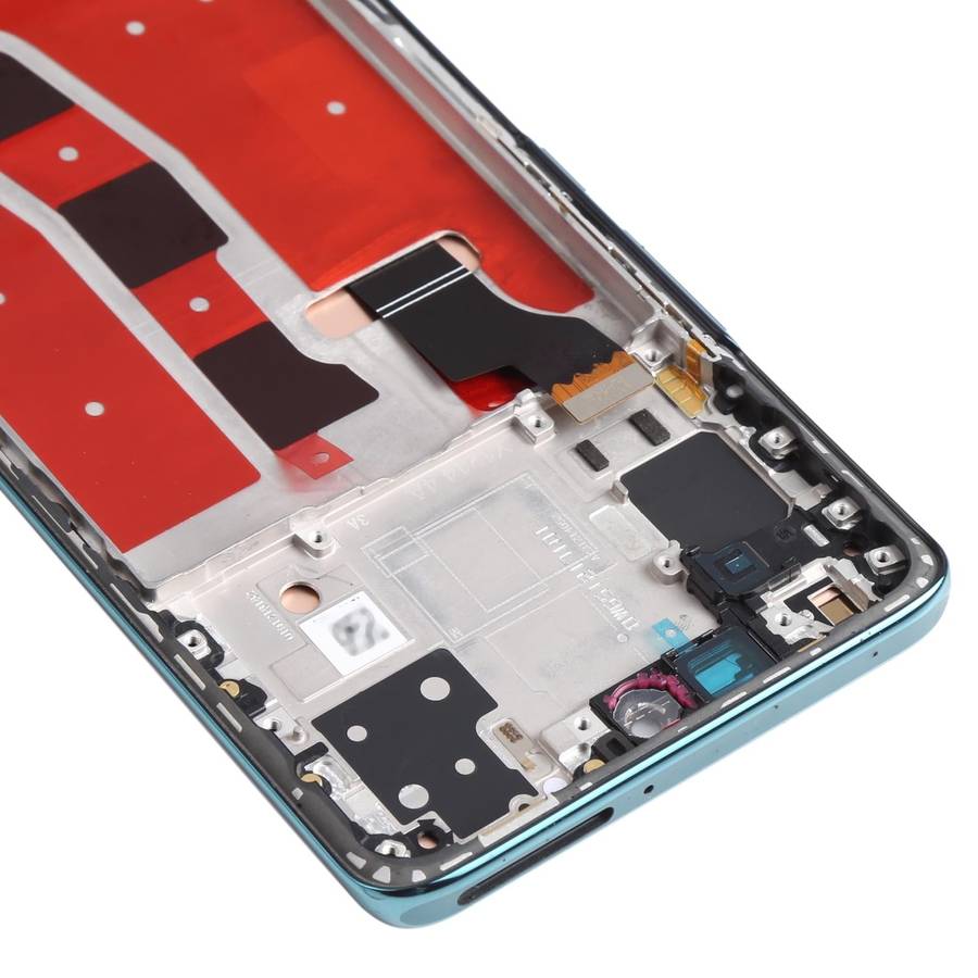 Original OLED LCD Screen for Honor V40 Lite Digitizer Full Assembly with Frame(Green)