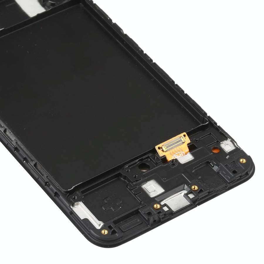 6.36 inch OLED LCD Screen for Samsung Galaxy A50 SM-A505 Digitizer Full Assembly with Frame (Black)