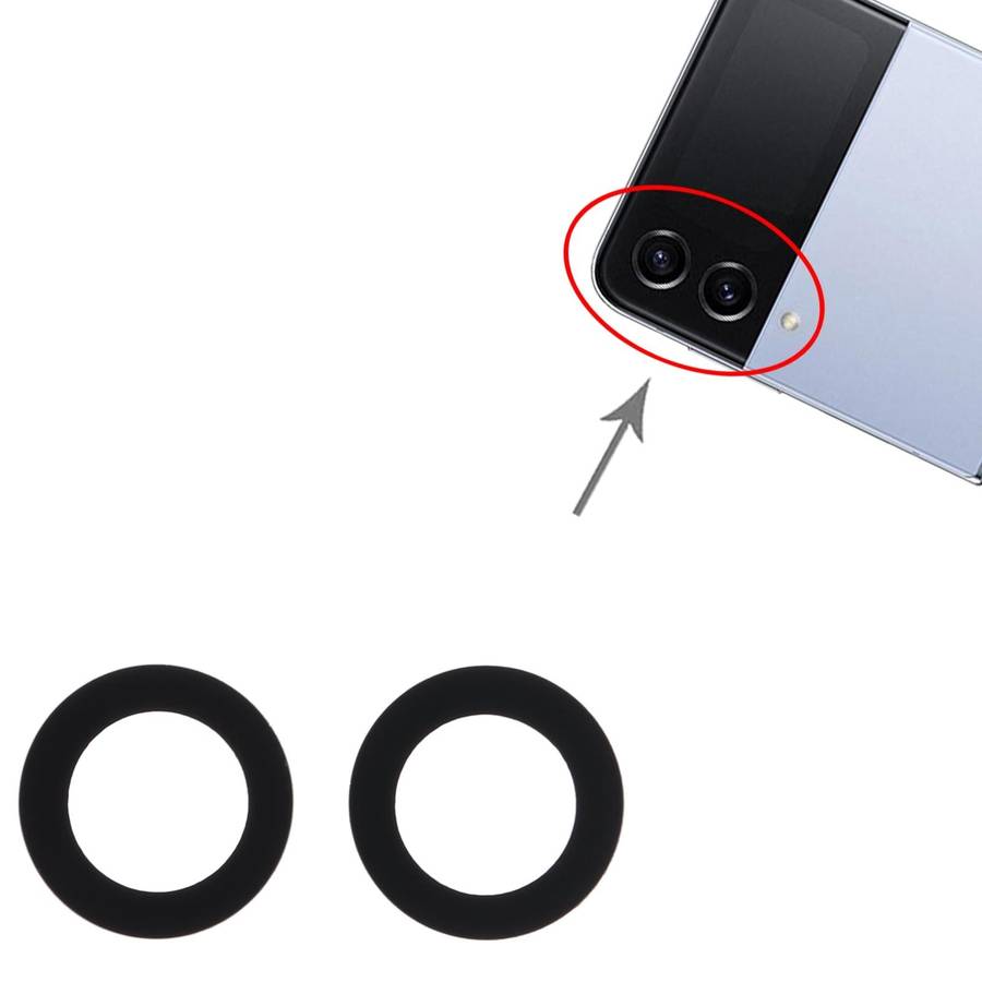 For Samsung Galaxy Z Flip4 SM-F721B 10set Back Camera Lens