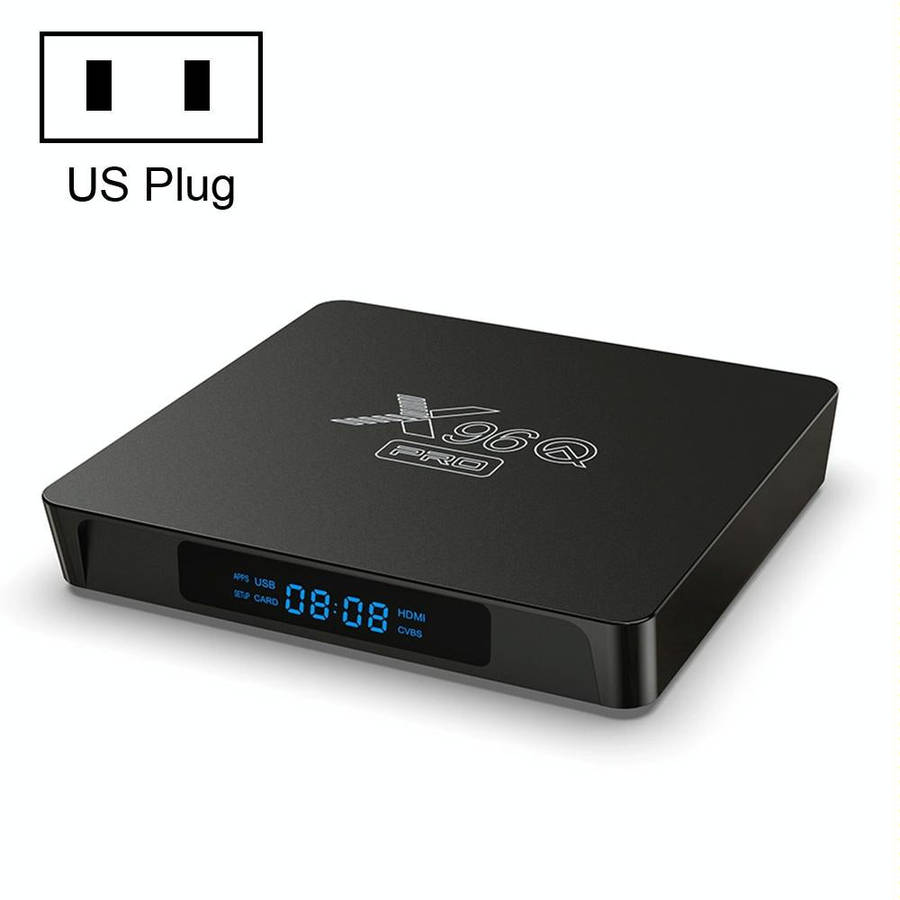 X96Q PRO 4K Smart TV BOX Android 10.0 Media Player, Allwinner H313 Quad Core ARM Cortex A53, RAM:...