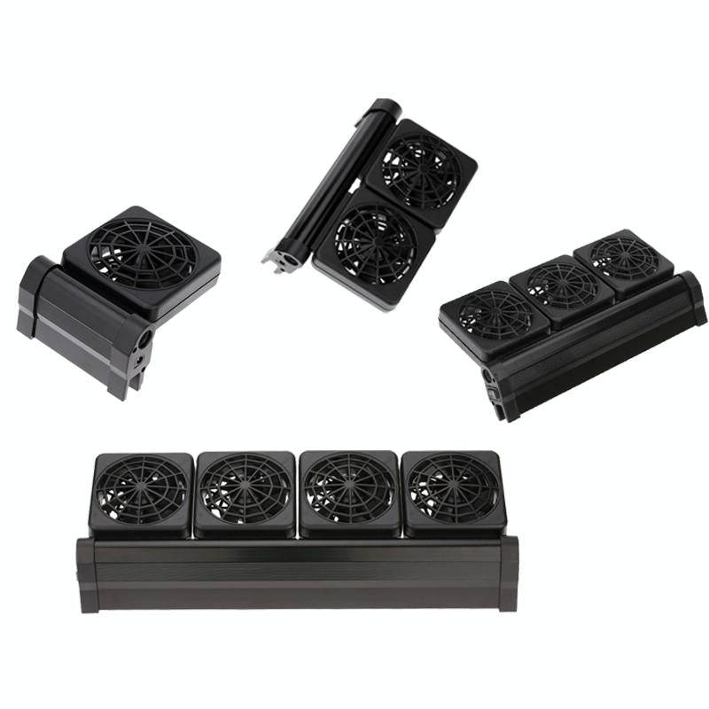 Fish Tank Cooling Fan Cooling Silent Aquarium Fan, Specification: 3 Head UK Plug