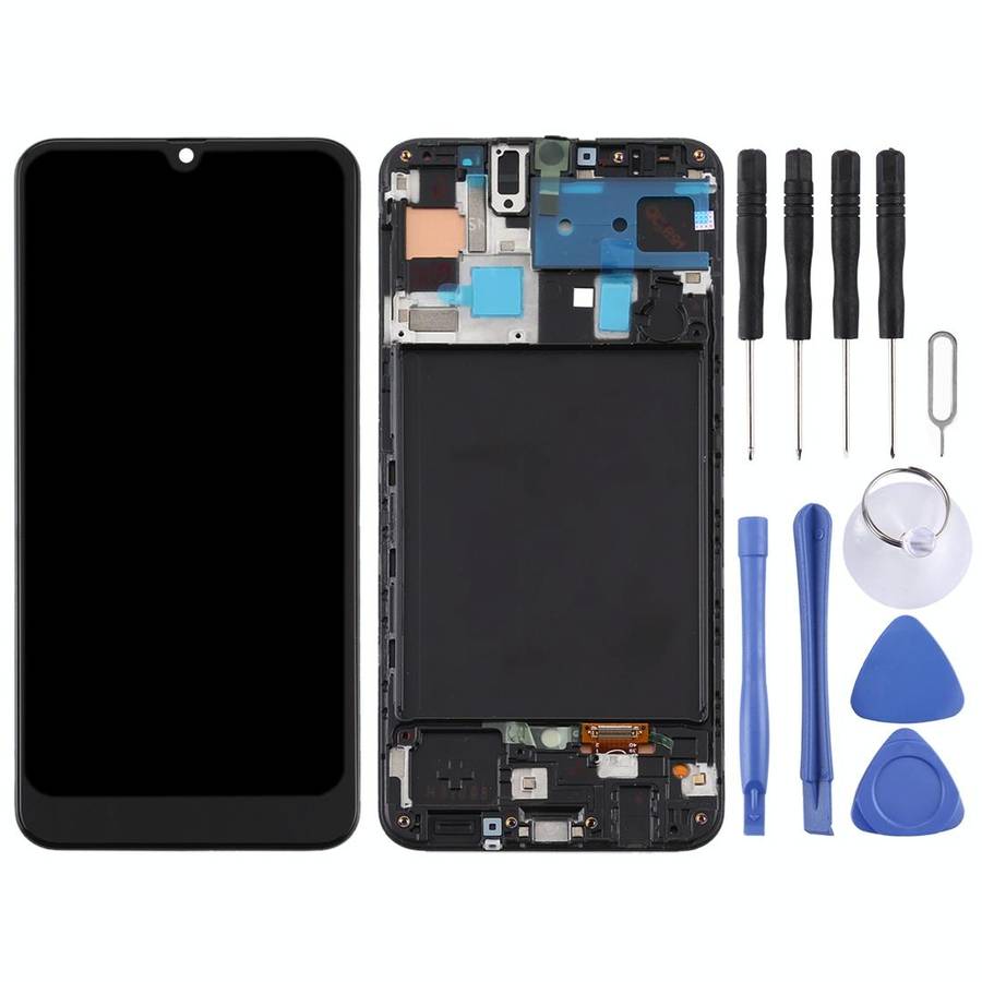 TFT LCD Screen for Samsung Galaxy A50 Digitizer Full Assembly with Frame (Not Supporting Fingerpr...
