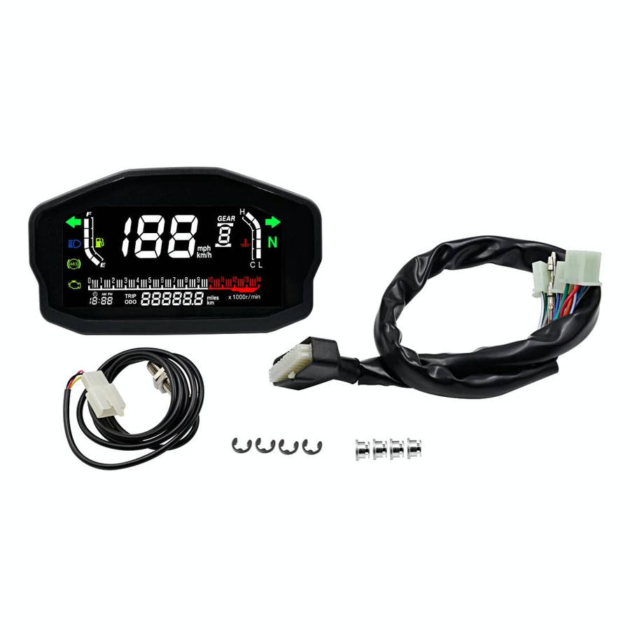 CS-1089A1 Motorcycle Modified Multi-function LCD Color Screen Odometer Tachometer