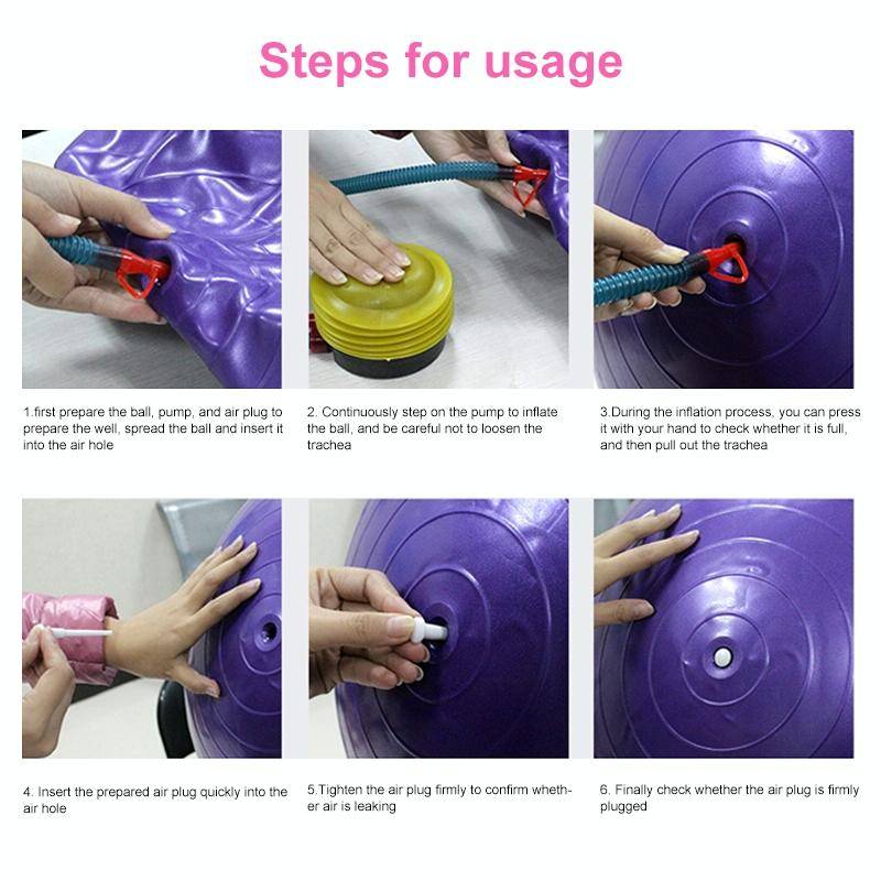 Thickening Explosion-proof Big Yoga Ball Sport Fitness Ball Environmental Pregnant Yoga Ball, Dia...