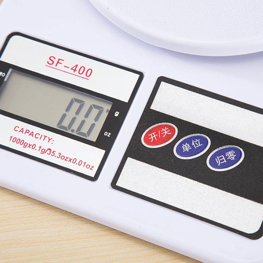 1g High Accuracy Digital Electronic Portable Kitchen Scale, Maximum Weighing 1kg