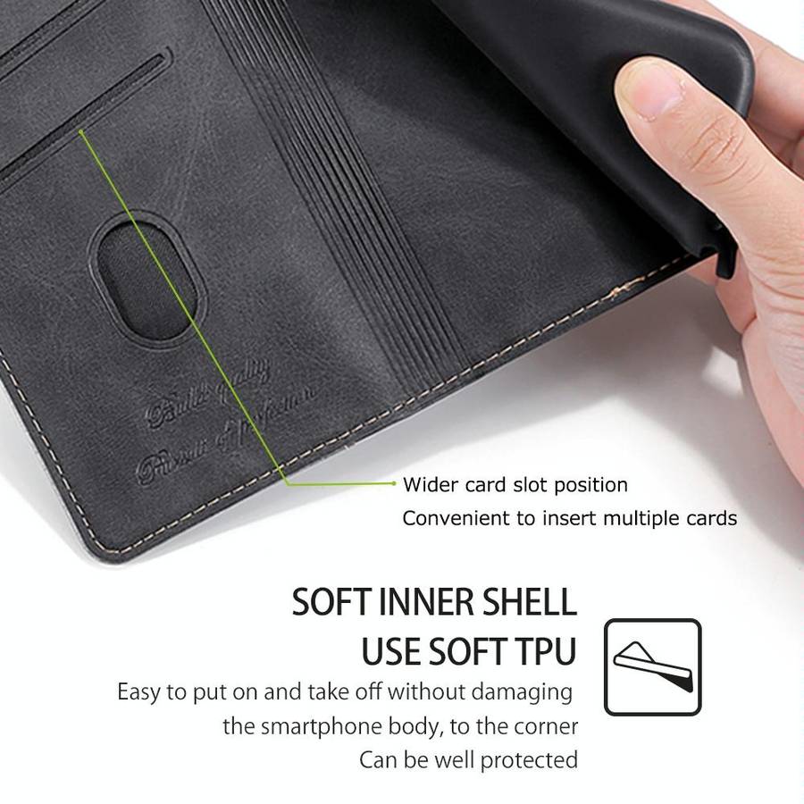 For Huawei nova 12i 4G Contrast Color Side Buckle Leather Phone Case(Black + Grey)