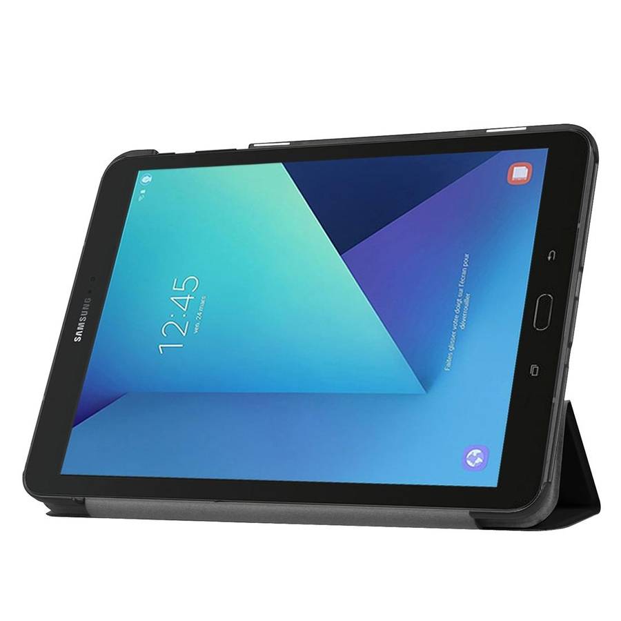 For Galaxy Tab S3 9.7 inch T820 / T825 Custer Texture Horizontal Flip Leather Case with 3-folding...