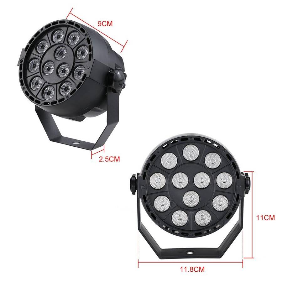 LED Purple Light Parlight Stage Laser Light, Plug Specifications:US Plug(12 Purple Light Par Lights)