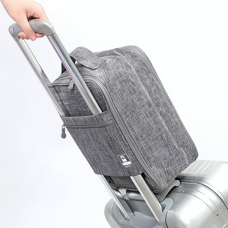 Multifunctional Travel Shoe Storage Bag Portable Multi-layer Shoe Box(Grey)
