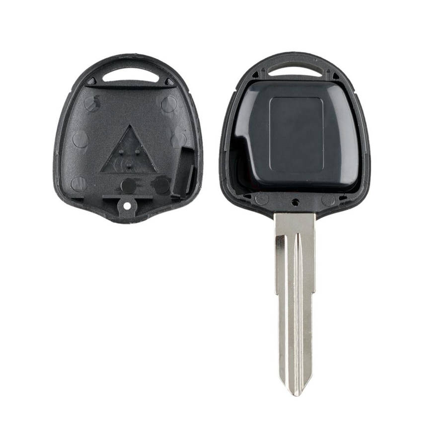 For MITSUBISHI 2 Buttons Intelligent Remote Control Car Key with 46 Chip & Battery & Right Slot, ...