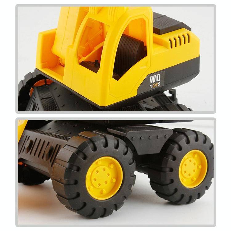 3 PSC / Set Children Simulation Drop-resistant Excavation Engineering Vehicle Toy Set, Random Sty...