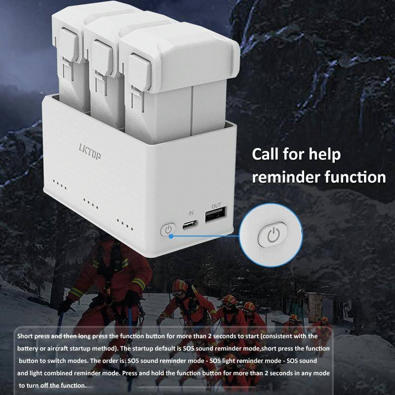 For DJI Mini 4 Pro / Mini 3 Pro Drone LKTOP 37W Two Way Charging Hub