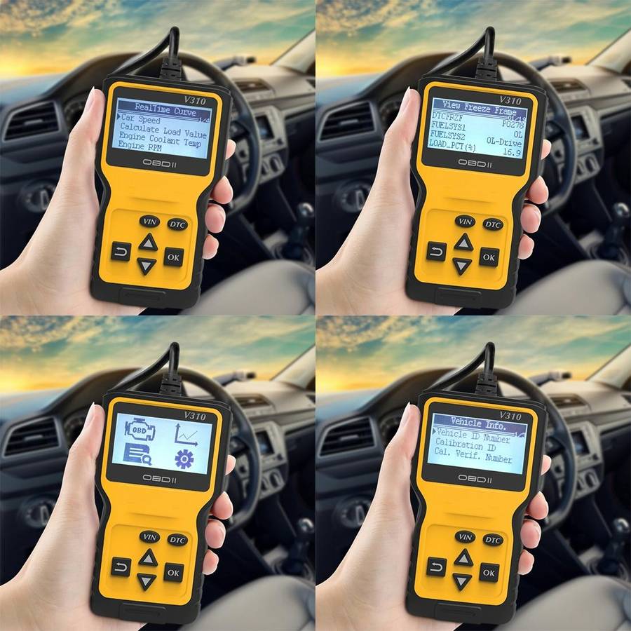 V310 Car Handheld V1.1 OBD2 Fault Detector OBD2 Diagnostic Tool