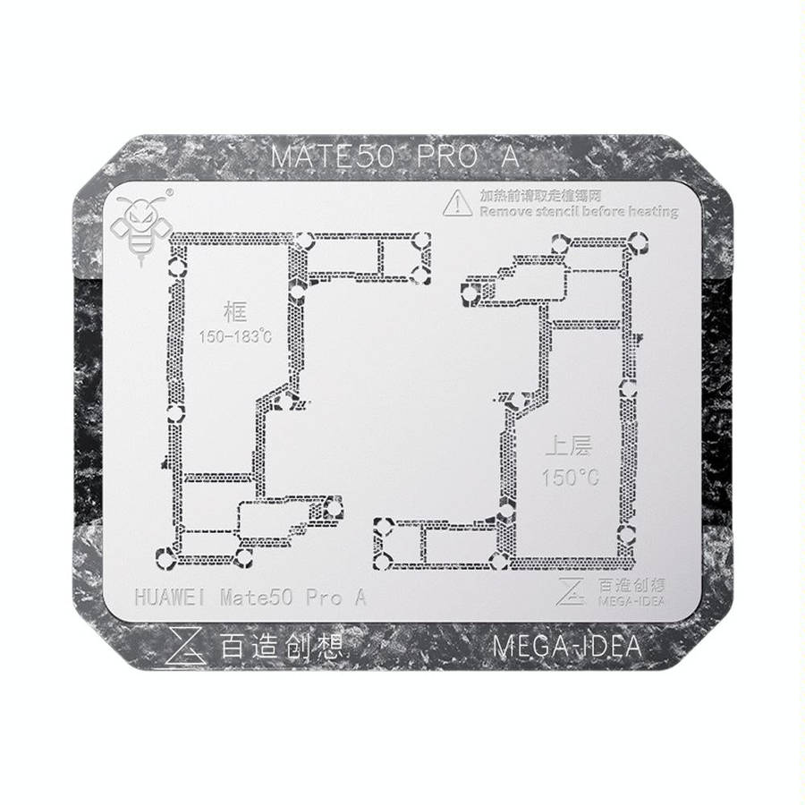 For Huawei Mate 50 Pro A Qianli Mega-idea Multi-functional Middle Frame Positioning BGA Reballing...