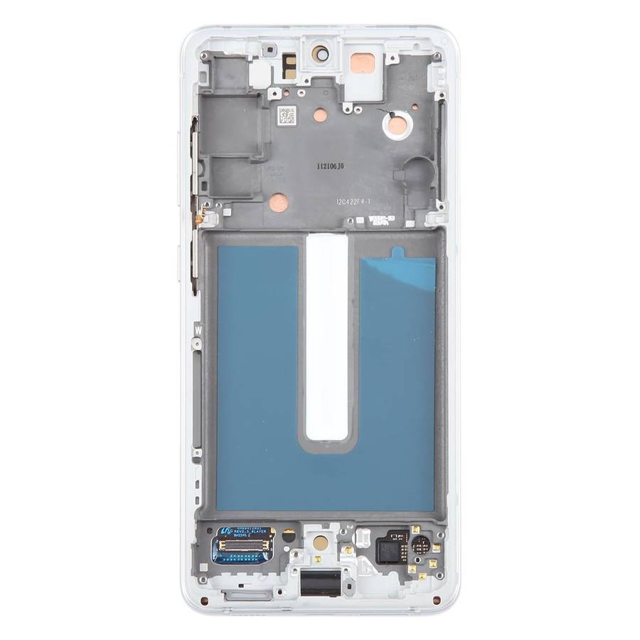 For Samsung Galaxy S21 FE 5G SM-G990B Original LCD Screen Digitizer Full Assembly with Frame (White)