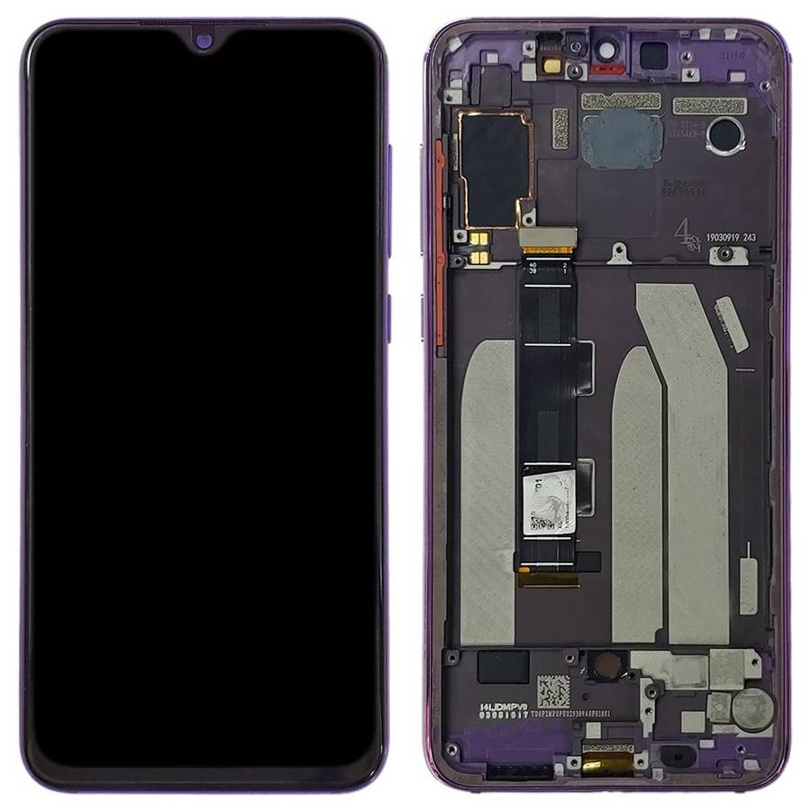 Original LCD Screen for Xiaomi Mi 9 SE Digitizer Full Assembly with Frame(Purple)