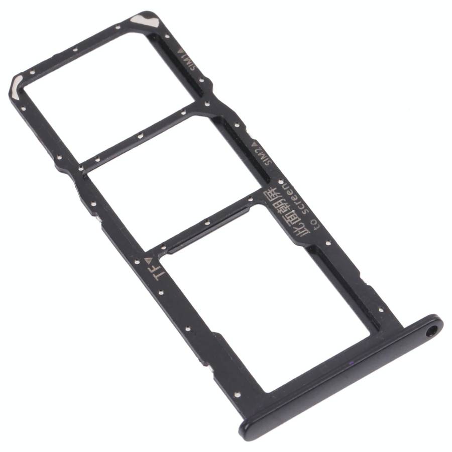 SIM Card Tray + SIM Card Tray / Micro SD Card Tray for Huawei Enjoy 20e (Black)