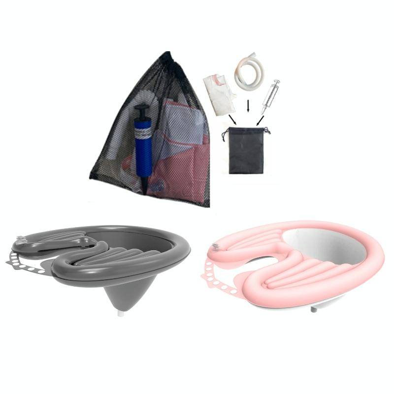 Household Pregnant And Elderly Recline Shampoo Basin Hair Care, Color: Black+Drain Pocket