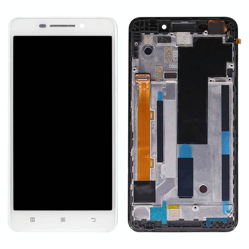 OEM LCD Screen for Lenovo A5000 Digitizer Full Assembly with Frame