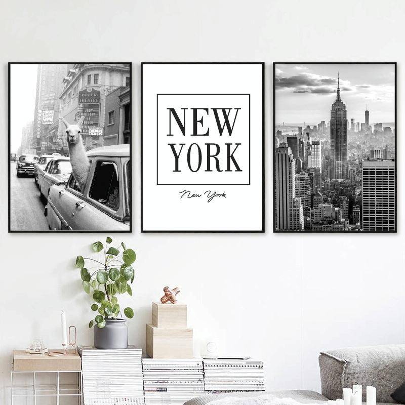 Modern Art Personality Poster Vintage Canvas Painting Wall Art Decoration Without Frame, Size:30x...