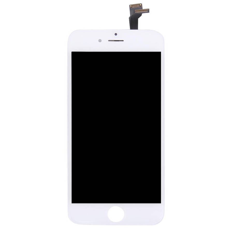 10 PCS TFT LCD Screen for iPhone 6 Digitizer Full Assembly with Frame (White)