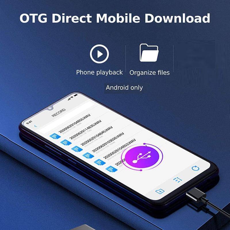 Q63 HD Noise Canceling Magnetic Voice Recorder Portable Intelligent Voice Activated Recording Pen...