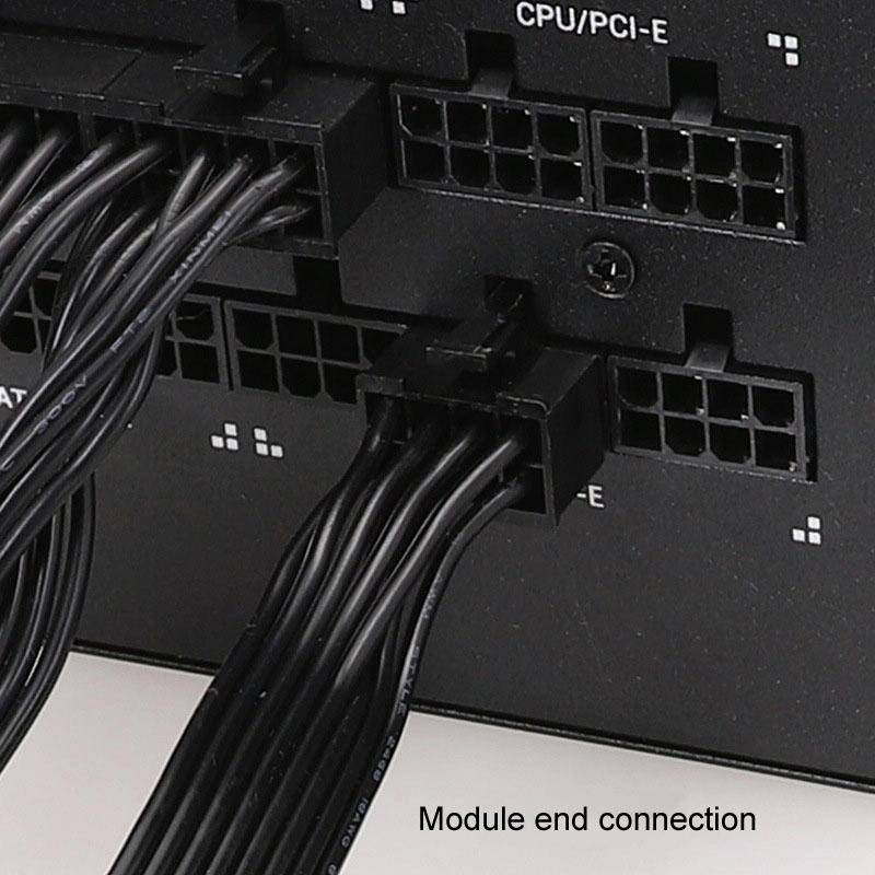 60cm For Corsair 18AWG Flat Cable Power Module Cable Graphics Card Module Cable 8Pin To 8Pin 6+2(...