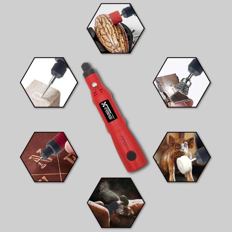 X-Power Handheld Electric DIY Engraving Polishing Grinder(KMD516-P24B)
