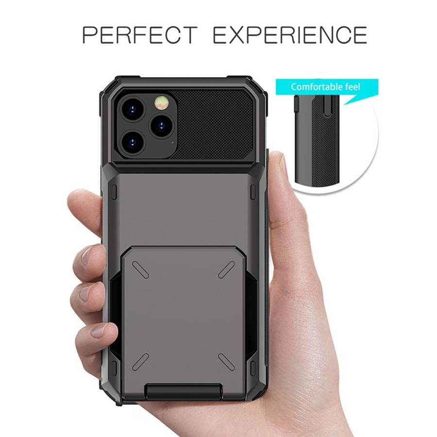 For iPhone 12 / 12 Pro Scratch-Resistant Shockproof Heavy Duty Rugged Armor Protective Case with ...
