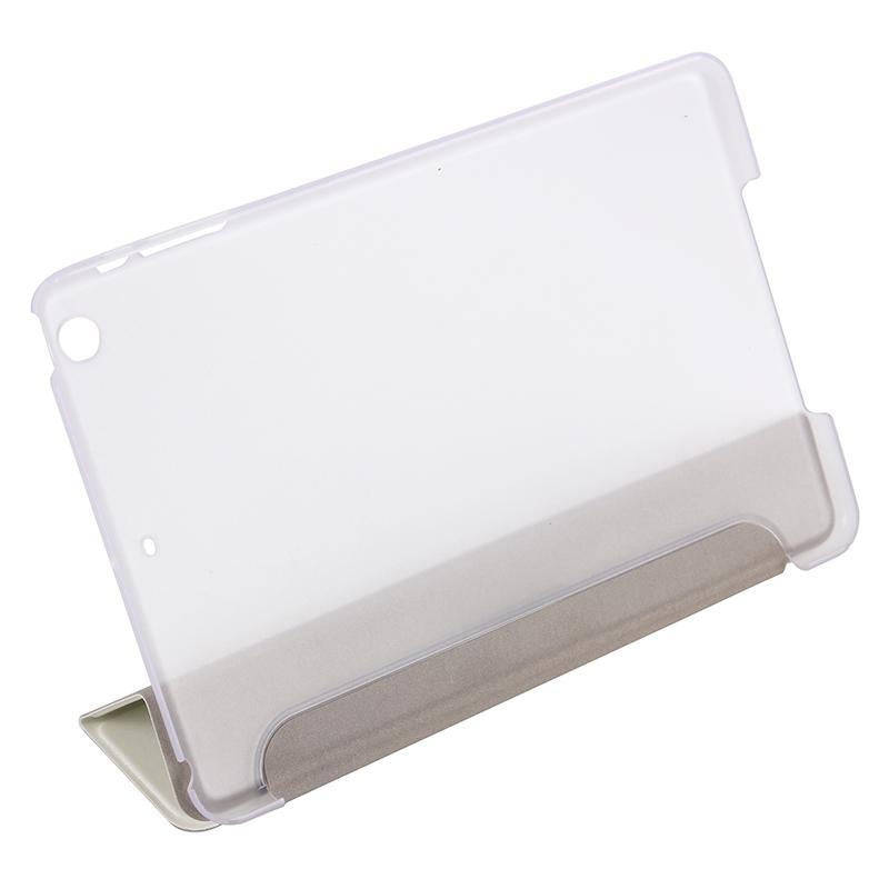 Silk Texture Horizontal Flip Leather Case with Three-Folding Holder for iPad mini 4(White)