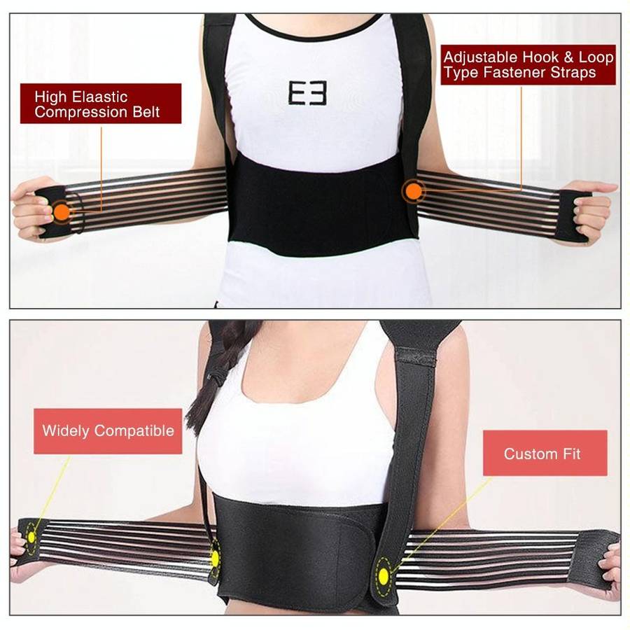HailiCare Household Neck Back Waist Protector Waistcoat Warm Vest Protective Gear with Magnet The...