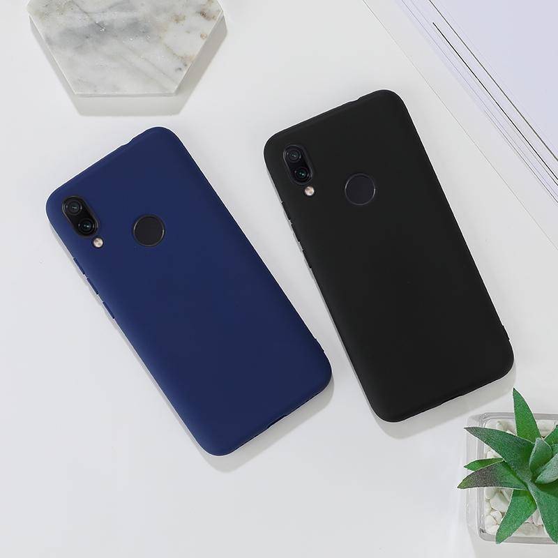 For Xiaomi Redmi 7 Shockproof Frosted TPU Protective Case(Black)