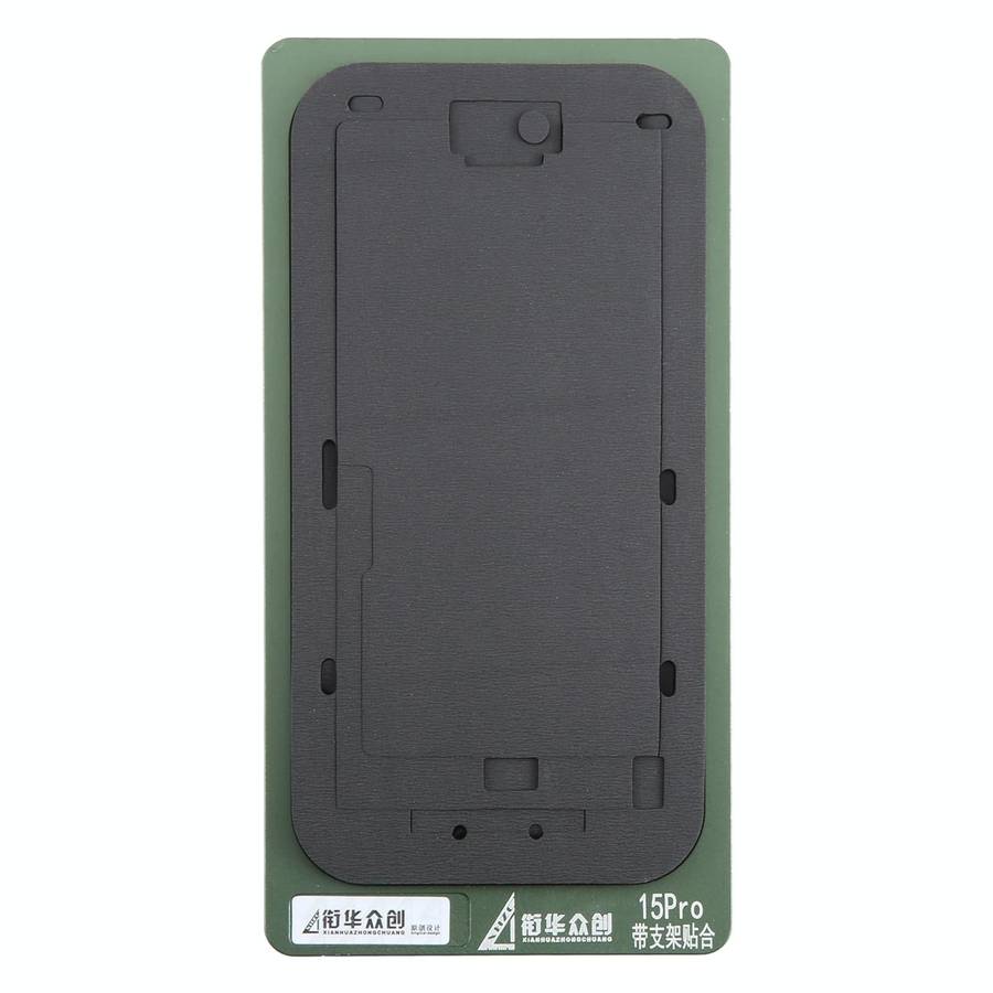 For iPhone 15 Pro LCD Screen With Frame Bezel Positioning Mat Fixed Mold