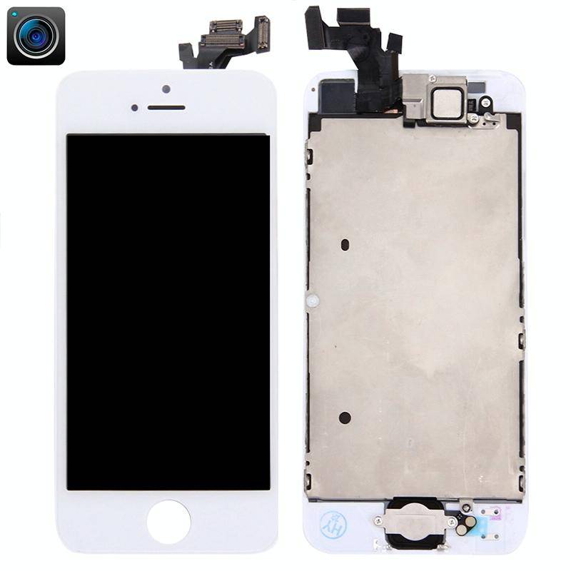10 PCS TFT LCD Screen for iPhone 5 Digitizer Full Assembly with Front Camera