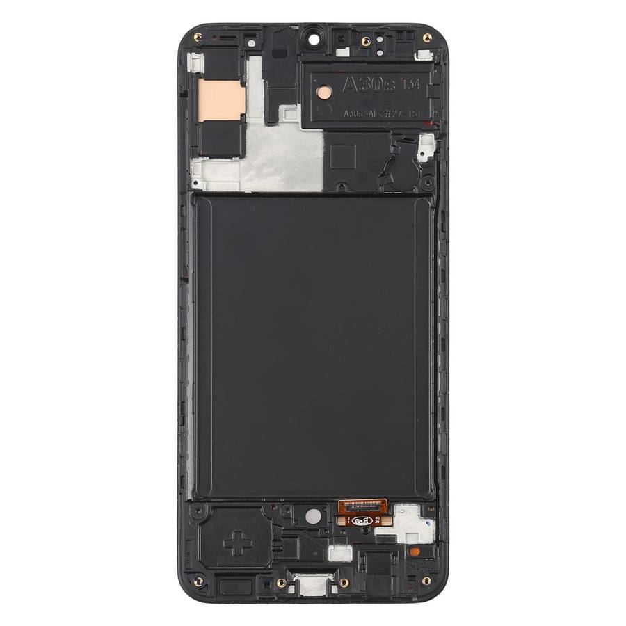 6.36 inch OLED LCD Screen for Samsung Galaxy A30S SM-A307 Digitizer Full Assembly with Frame (Black)