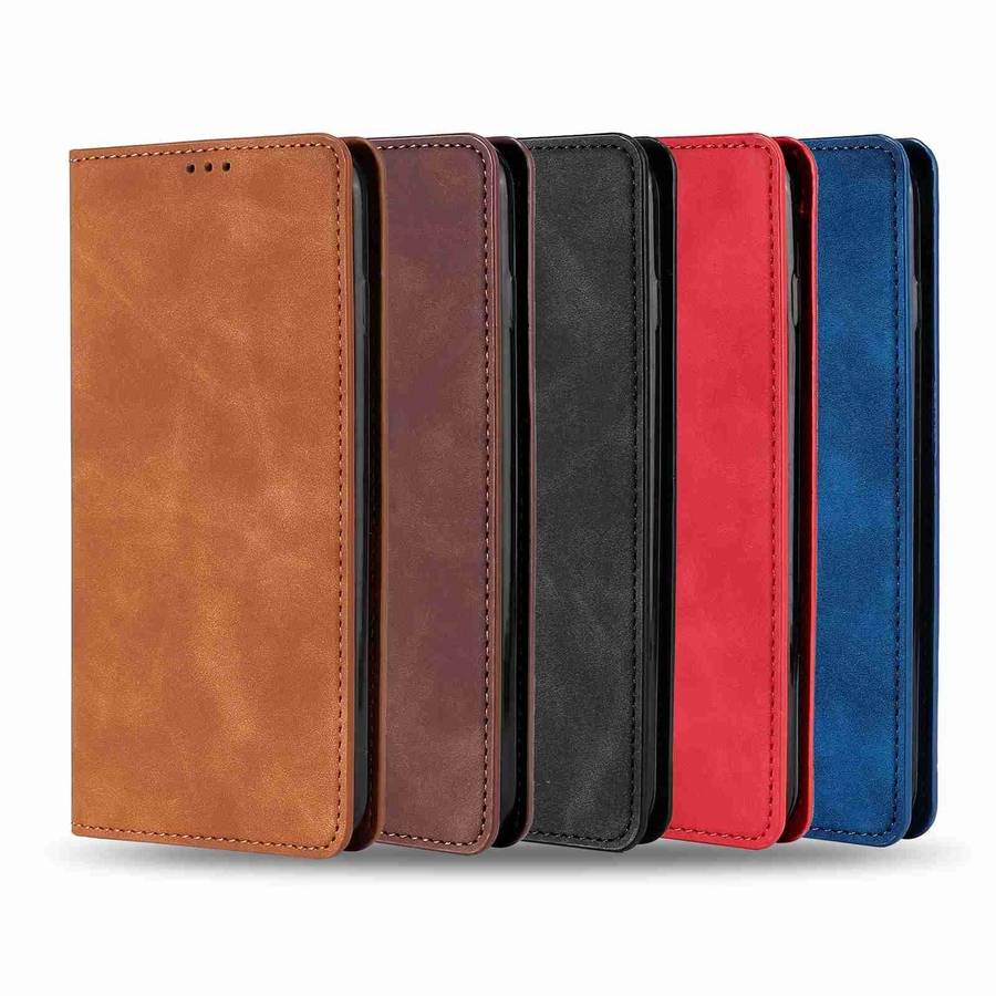 For Huawei nova 12i 4G Skin Feel Magnetic Leather Phone Case(Light Brown)