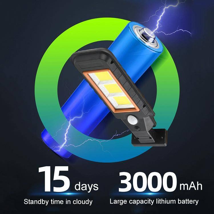 72 LED Solar Lamp Body Induction Wall Lamp LED Outdoor Waterproof Lighting Street Lamp(Green Edge)