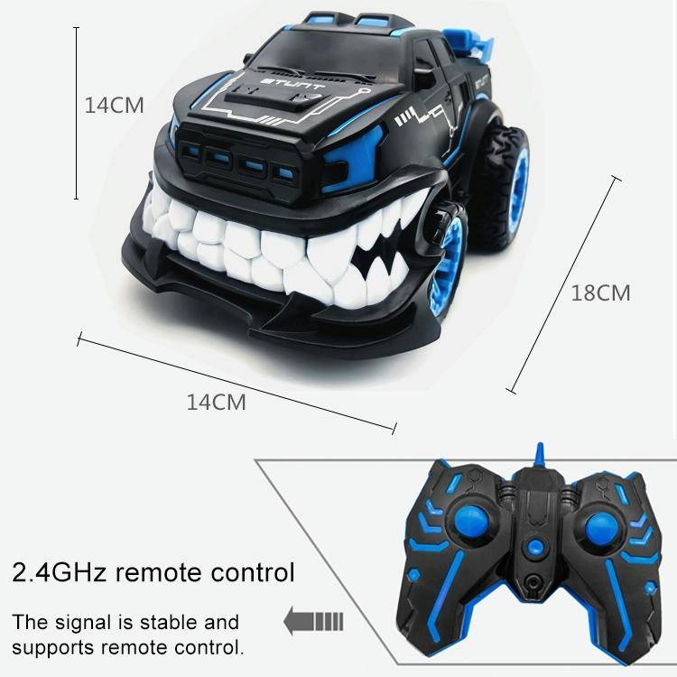 HD885J Devil Tooth Shape 360 Degree Upright Rotation Stunt Remote Control Car Electric Vehicle To...