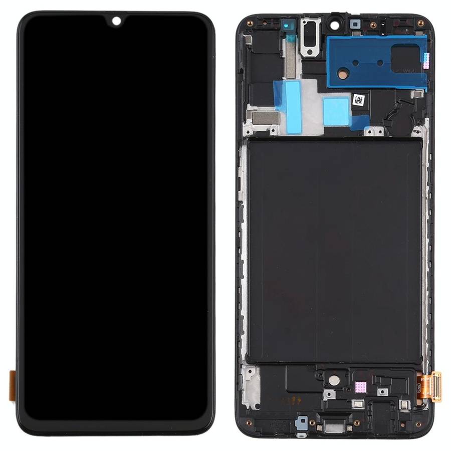 TFT LCD Screen for Samsung Galaxy A70  Digitizer Full Assembly with Frame, Not Supporting Fingerp...